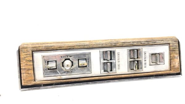 84 Cadillac Deville Driver Left Front Master Switch Trim Bezel Window Lock Seat — photo 4