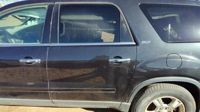 2009 GMC Acadia Rear Door LH 58U Carbon Black 25997633