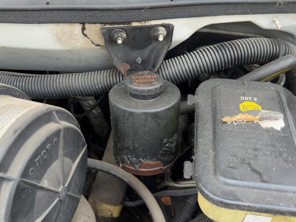 99-02 Chevy Express Van 2500 Power Steering Fluid Remote Reservoir Tank Oem 5.7L — photo 3