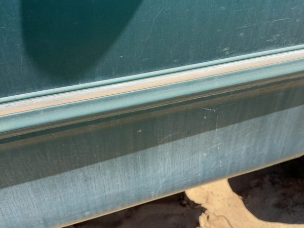97-98 F150 Passenger Right Front Moulding From Door Trim Strip Pacific Green Ps — photo 4