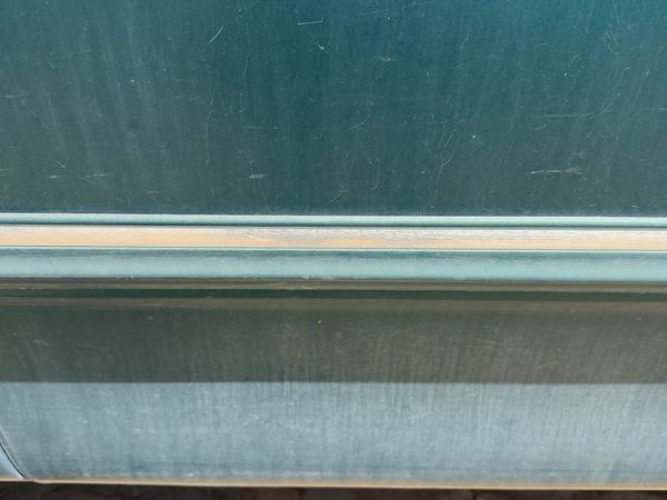 97-98 F150 Passenger Right Front Moulding From Door Trim Strip Pacific Green Ps — photo 5