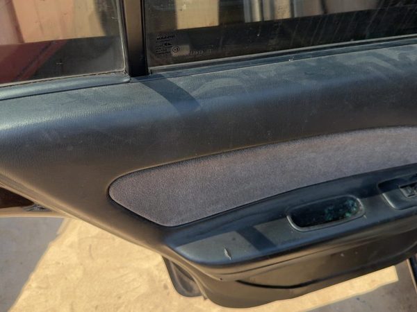 96-99 Nissan Maxima Driver Left Rear Door Trim Panel With Switches Back Black — photo 2