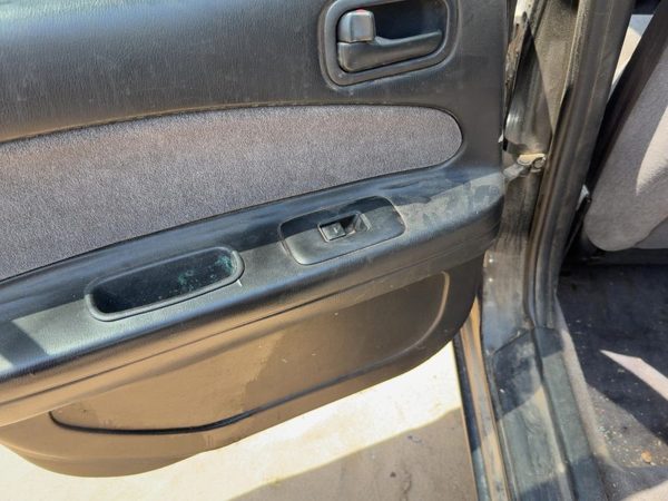 96-99 Nissan Maxima Driver Left Rear Door Trim Panel With Switches Back Black — photo 6