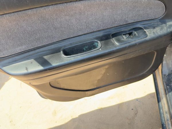 96-99 Nissan Maxima Driver Left Rear Door Trim Panel With Switches Back Black — photo 8