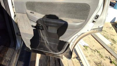 02 Explorer Passenger Right Rear Inside Door Trim Panel With Switches Back Gray