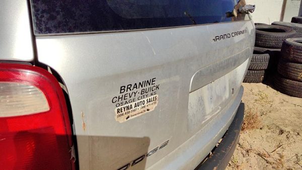 2007 Dodge Caravan Trunk/decklid/hatch/tailgate PS2 Bright Silver Metallic — photo 3