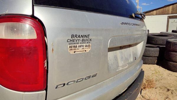 2007 Dodge Caravan Trunk/decklid/hatch/tailgate PS2 Bright Silver Metallic — photo 4
