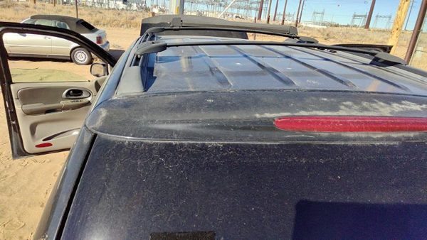 02-09 Chevy Trail Blazer Rear Spoiler With Third Brake Light Back Wing Black 41U — photo 5