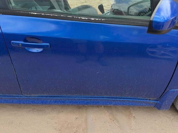 2012 Nissan Sentra Front Door RH Blue B17 — photo 3