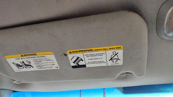 2004-2007 Jeep Liberty Driver Left Sun Visor Oem Gray D5 5Kf91bd1ac — photo 5