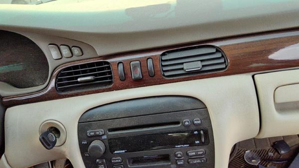 1998-2000 Cadillac Seville Passenger Dash Trim Bezel Oem Strip Vent Woodgrain — photo 5