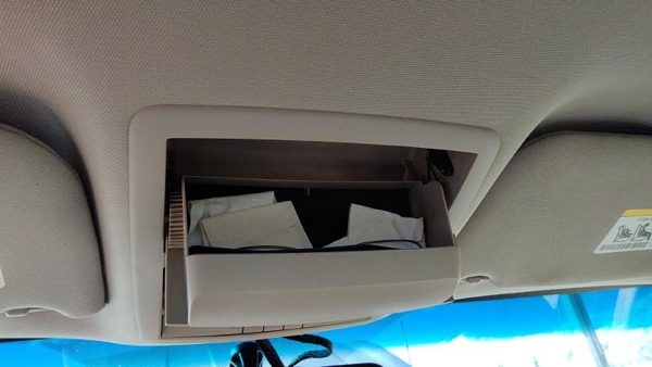 05-10 Grand Cherokee Center Overhead Console Dome Light Map Lamp Cubby Gray D1 — photo 3