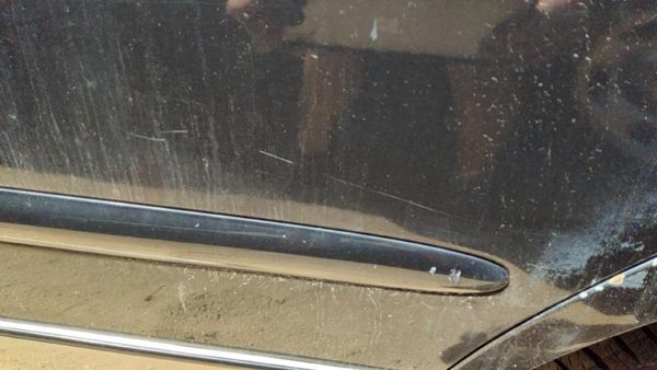 1997-2004 Buick Regal Driver Left Rear Upper Moulding From Door Oem Back Black — photo 2