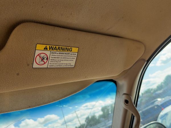 1997-1999 Ford F150 Passenger Right Sun Visor Oem Tan Ex — photo 3