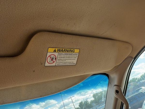 1997-1999 Ford F150 Passenger Right Sun Visor Oem Tan Ex — photo 5