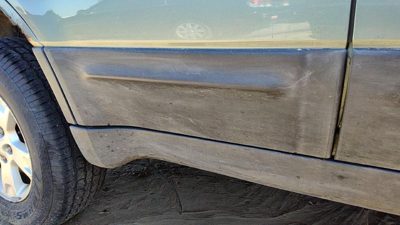 2001-07 Ford Escape Passenger Right Rear Moulding From Door Oem Back Trim Strip