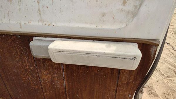 1974 Dodge Van B200 Passenger Right Front Arm Rest Side Seat Oem — photo 2