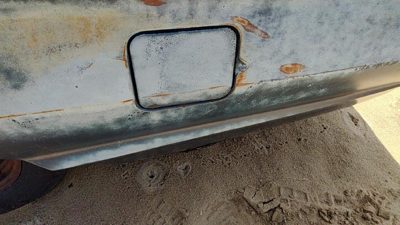 64-66 Ford Thunderbird Coupe Fuel Tank Door With Hinge Gas Lid Oem Filler