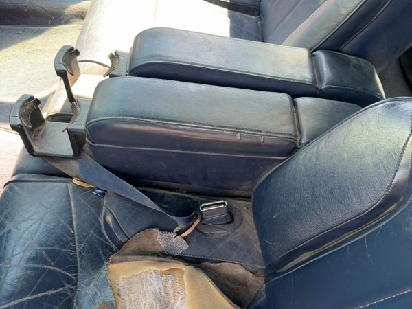 1990-1997 Lincoln Town Car Driver Left Front Arm Rest Side Seat Oem Blue Dp — photo 2