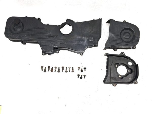 00-05 Legacy Complete Set Of Timing Covers Oem Upper Lower Inner Outer 2.5L — photo 2