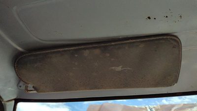 1981-1993 Dodge Ram W250 Driver Left Sun Visor Oem Gray