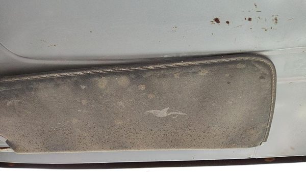 1981-1993 Dodge Ram W250 Driver Left Sun Visor Oem Gray — photo 4