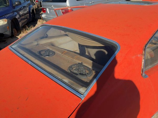 1970-77 Maverick 2-Door Sedan Passenger Right Chrome Back Glass Surround Molding — photo 2