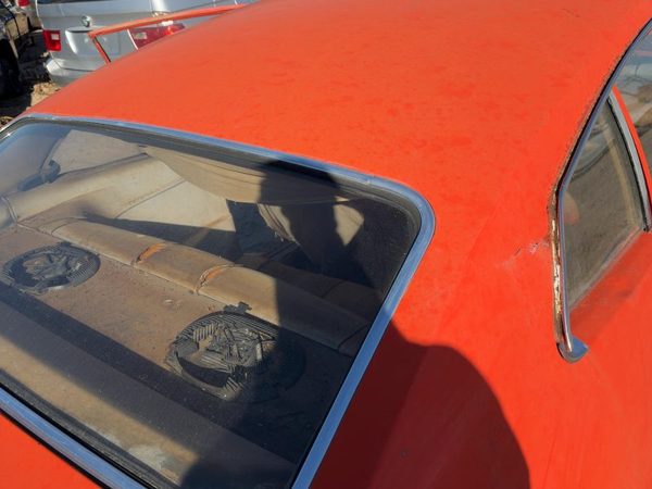 1970-77 Maverick 2-Door Sedan Passenger Right Chrome Back Glass Surround Molding — photo 4