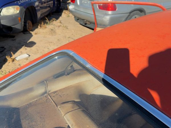 1970-77 Maverick 2-Door Sedan Passenger Right Chrome Back Glass Surround Molding — photo 6