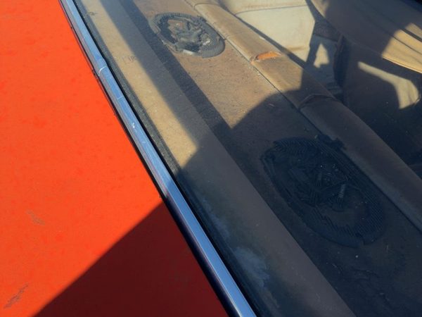 1970-77 Maverick 2-Door Sedan Passenger Right Chrome Back Glass Surround Molding — photo 7