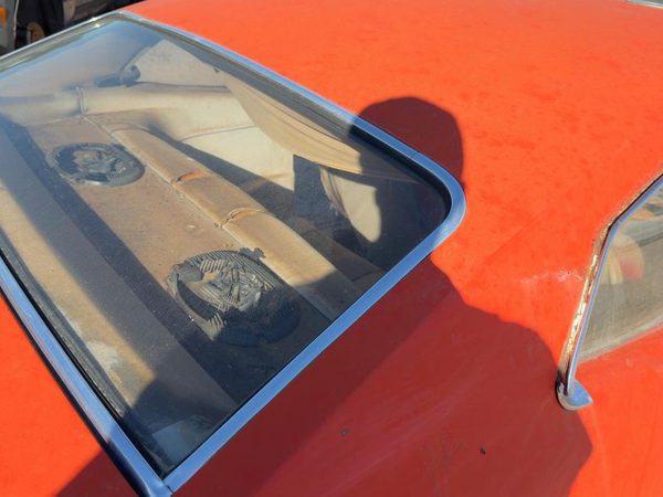 1970-77 Maverick 2-Door Sedan Passenger Right Chrome Back Glass Surround Molding — photo 9