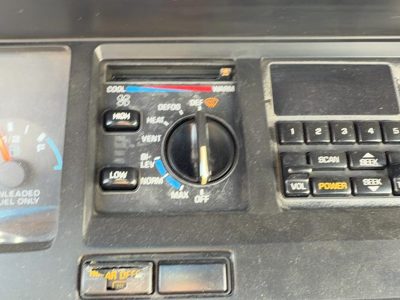 92-93 Eighty Eight Temperature Control Module In Dash Heater Ac Head Unit Oem