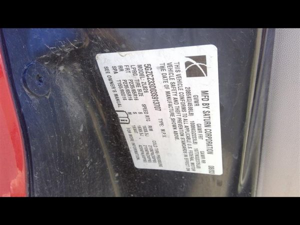 2003 Saturn Vue Crossmember/cradle/undercarria 2.2L FWD W/512 — photo 4