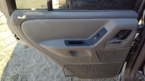 00-01 Grand Cherokee Driver Left Rear Door Trim Panel With Switches Back Gray — photo 1