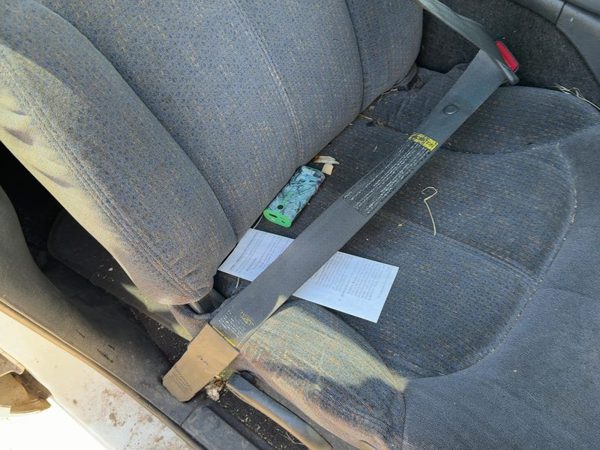 00-05 S10 Blazer Passenger Right Front Seat Belt Retractor Shoulder Graphite 12H — photo 3