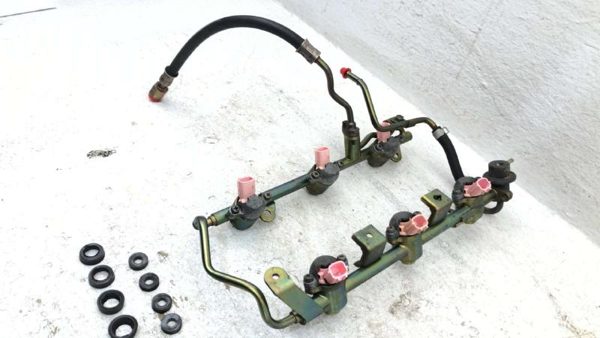 2000-2004 Nissan Xterra Complete Fuel Rail With Injectors Set Loaded Oem 3.3L — photo 7