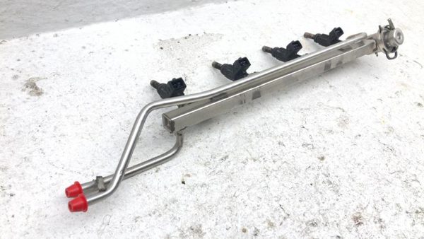 00-01 Vw Jetta Complete Fuel Rail With Injectors Set Loaded Oem 1.8L Turbo Awd — photo 3