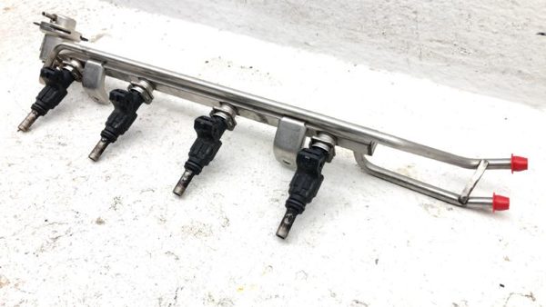 00-01 Vw Jetta Complete Fuel Rail With Injectors Set Loaded Oem 1.8L Turbo Awd — photo 4