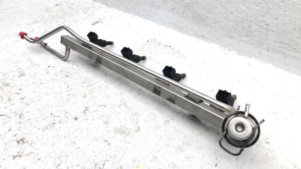 00-01 Vw Jetta Complete Fuel Rail With Injectors Set Loaded Oem 1.8L Turbo Awd — photo 2