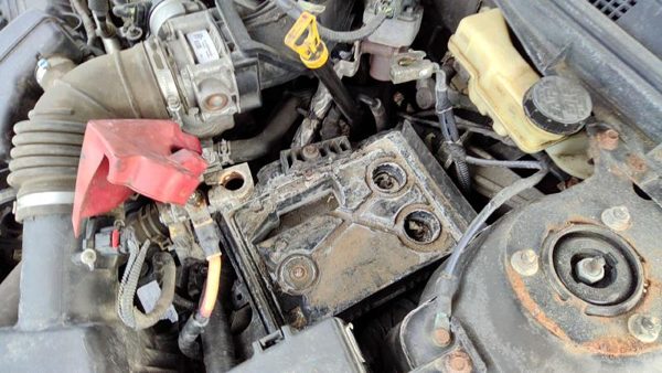 2010-2012 Ford Fusion Complete Battery Box Mount Tray With Hold Down Oem 3.0L — photo 2