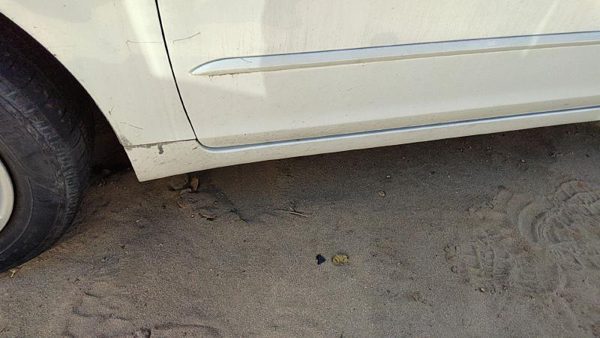 02-06 Altima Driver Left Front Lower Rocker Panel Moulding Side Skirt White Qx3 — photo 5