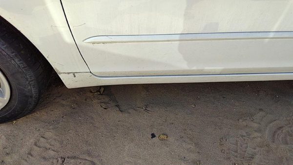 02-06 Altima Driver Left Front Lower Rocker Panel Moulding Side Skirt White Qx3 — photo 4