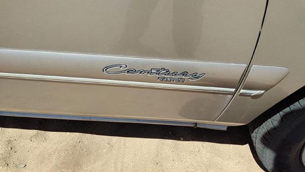 97-99 Century Passenger Right Front Moulding From Door Oem Trim Strip Gold 49U — photo 2