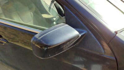 06-10 Fusion Passenger Right Side Mirror Door Mounted Uh Tuxedo Black Metallic
