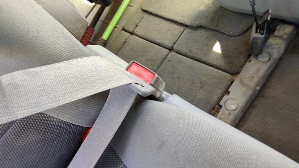 08-20 Grand Caravan Passenger Right Front Seat Belt Buckle Receiver Gray Ds — photo 4
