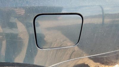 2006-2009 Hyundai Sonata Fuel Tank Door With Hinge Gas Lid Oem Filler Blue