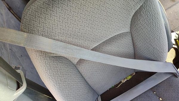 05-07 Caravan Passenger Right Front Seat Belt Retractor Shoulder D5 Slate Gray — photo 2