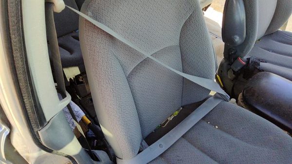 05-07 Caravan Passenger Right Front Seat Belt Retractor Shoulder D5 Slate Gray — photo 1