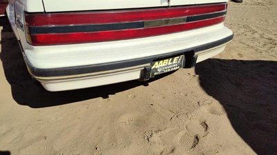 1989-1996 Buick Century Rear Bumper Cover Assembly Oem Back White 10055023