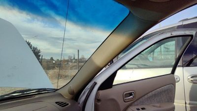 00-04 Nissan Sentra Passenger Right A Pillar Trim Windshield Post Panel Sand H